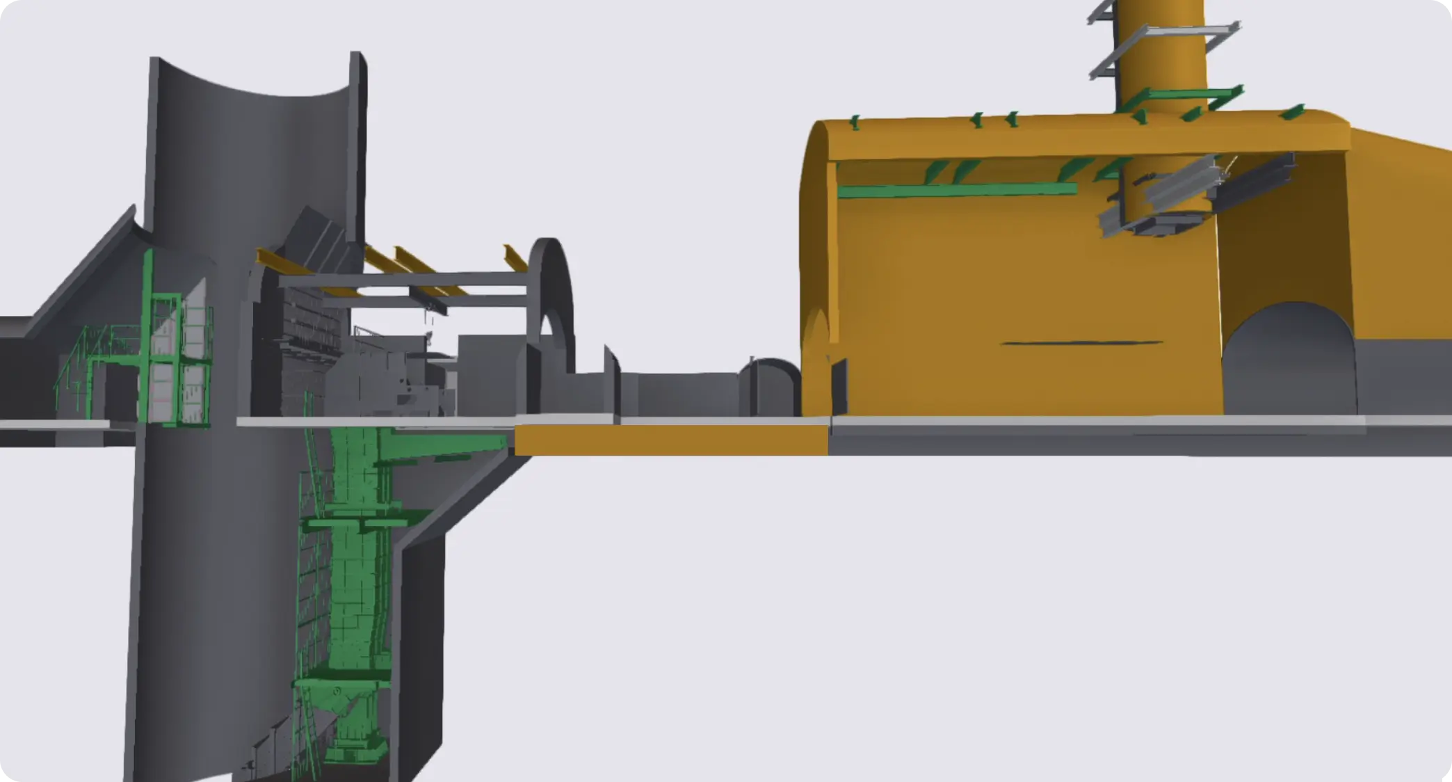 Комплекс загрузки скипа. Фактическое состояние на май 2024